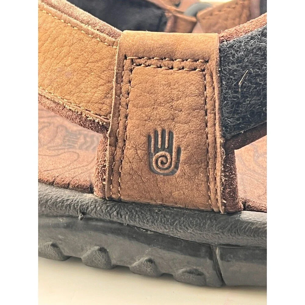 TEVA Brown Leather Sandals Women's 11 Outdoor Trail Summer Travel Garden 1371